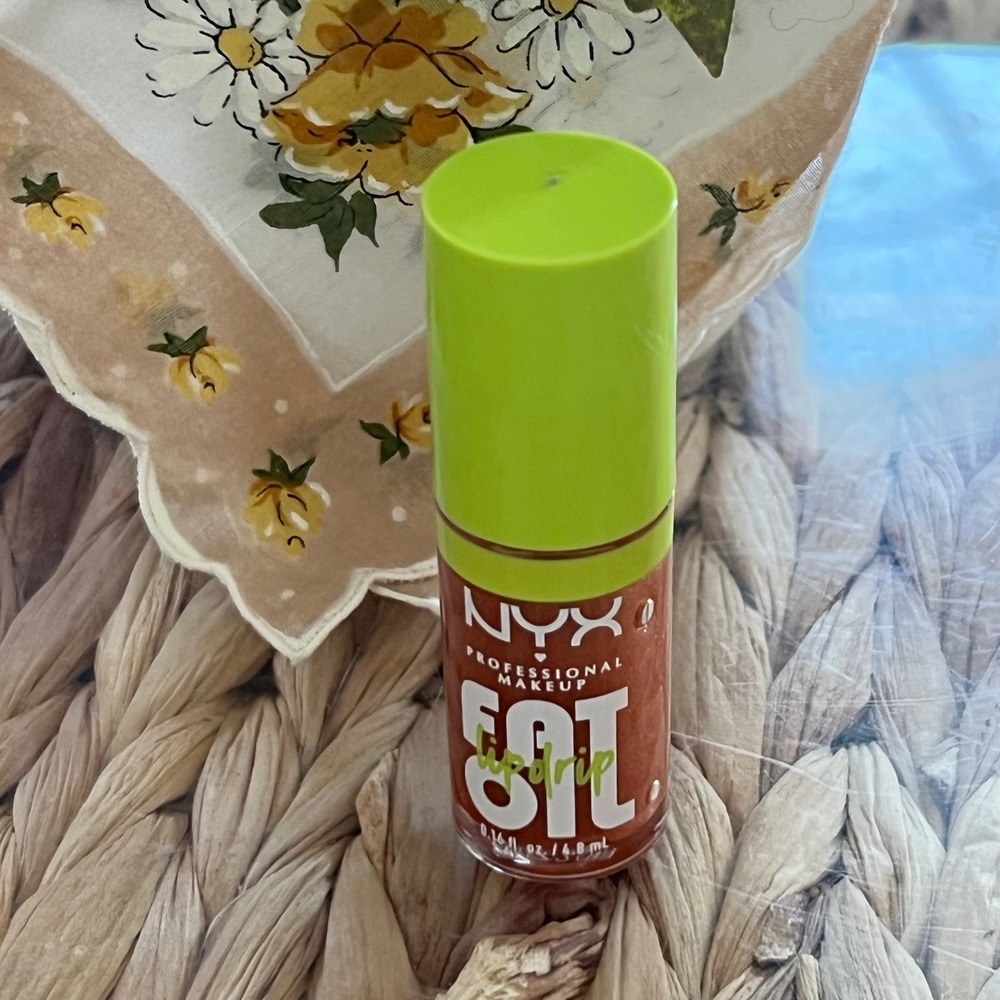 NYX Professional Makeup Fat‎ Oil Lip Drip Gloss Hydrating Lip Oil Brown Shimmer
